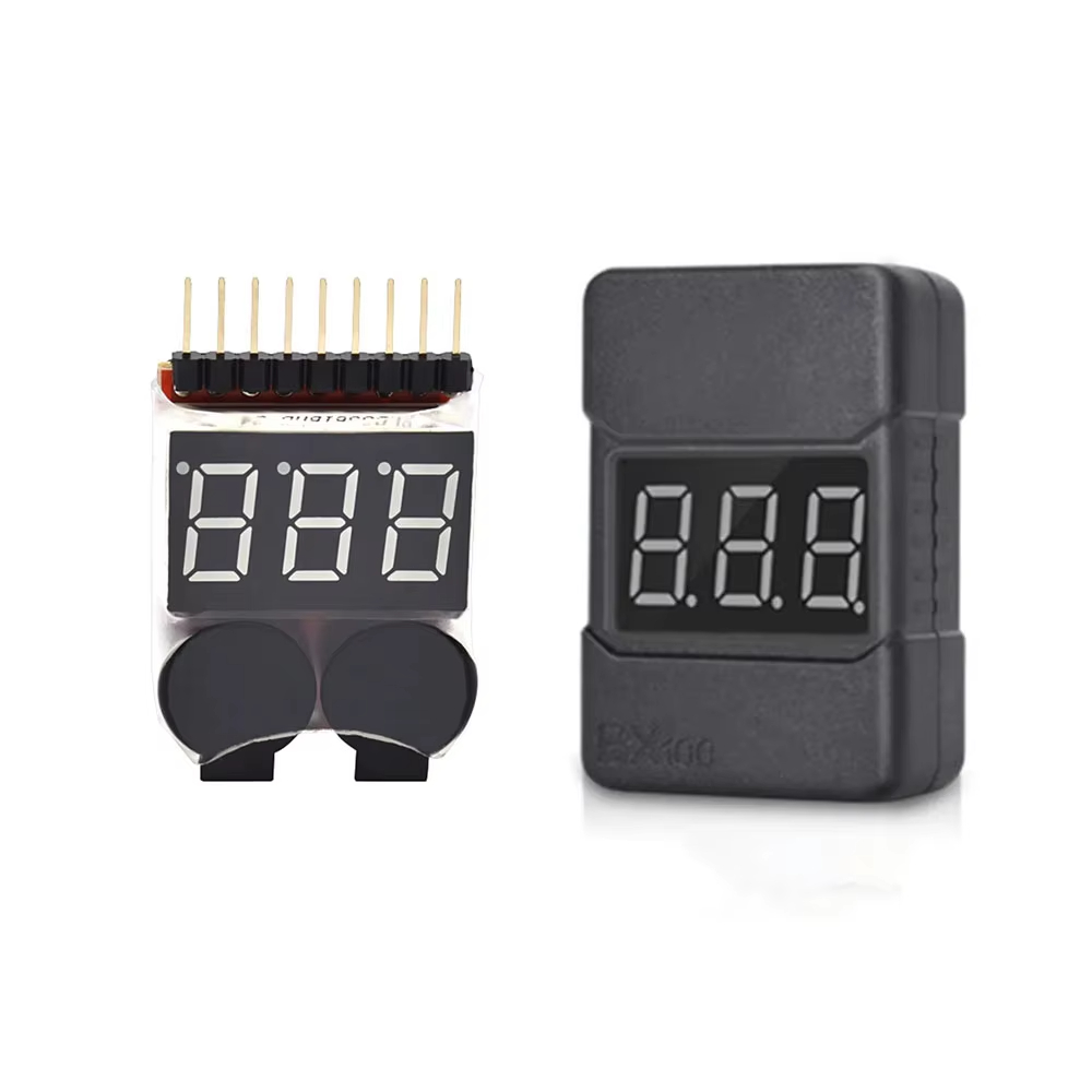 Drone Battery Alarm - BX100 1-8S Lipo Battery Voltage Indicator