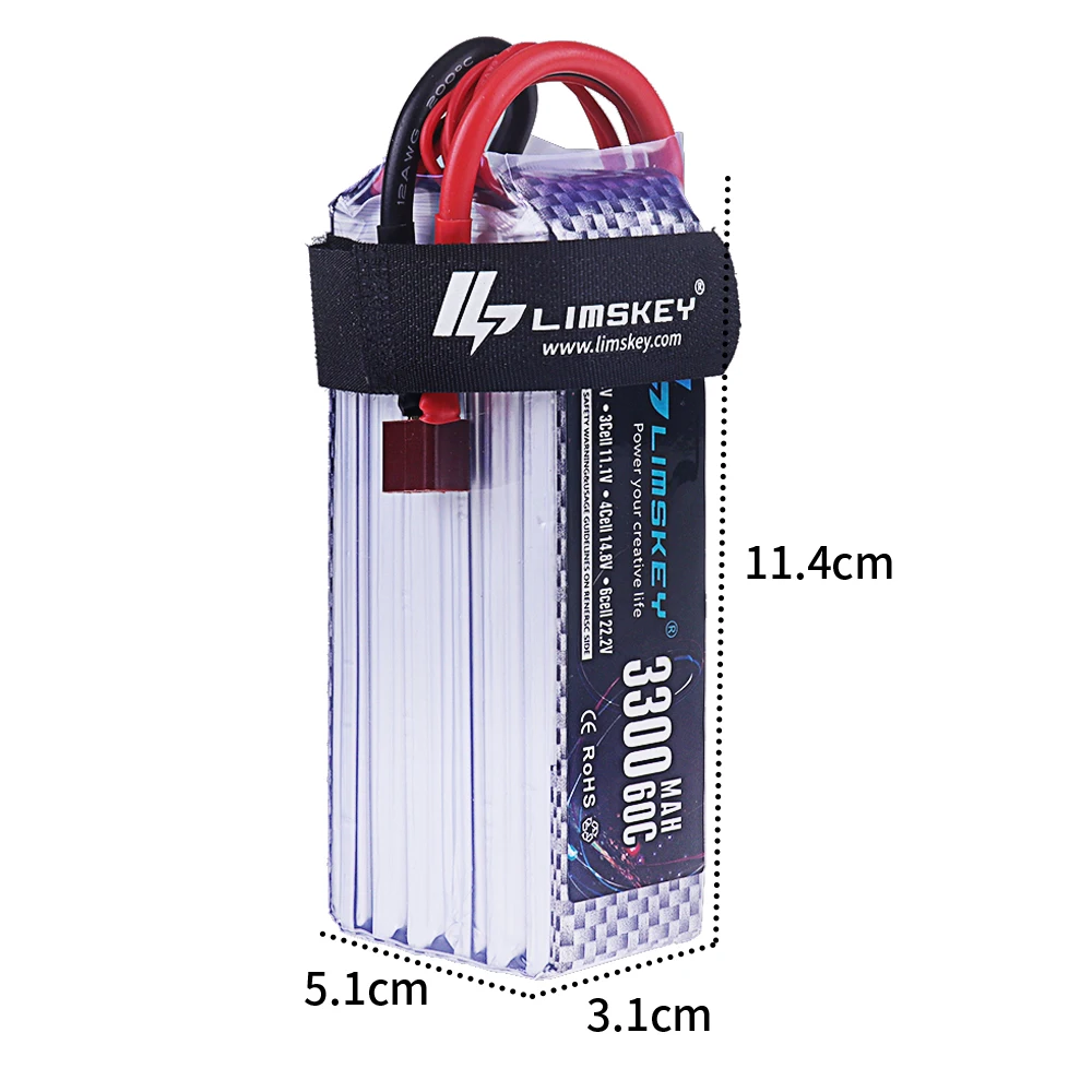 Brand NEW 3300mah 22.2V 60C 6S - огляд і ціна Drone Battery 6S