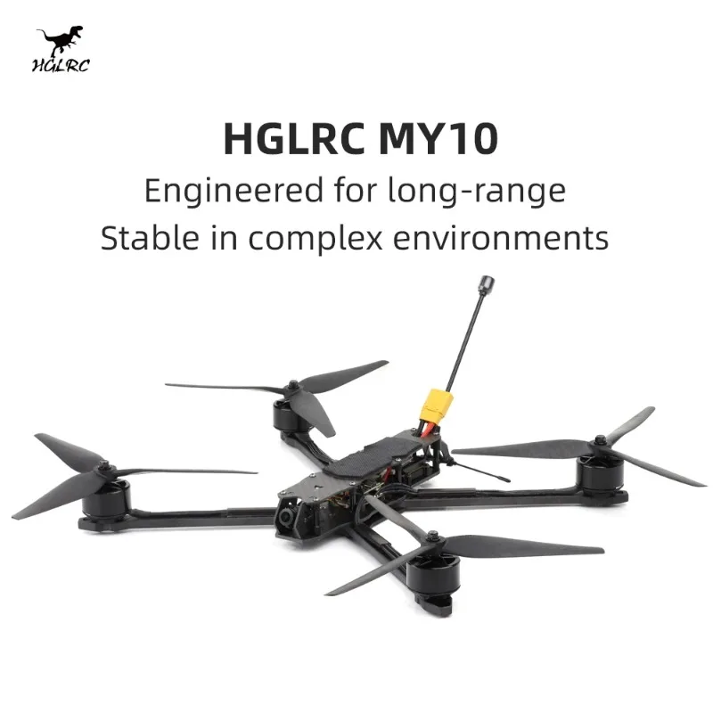 HGLRC MY10 Long Range FPV Dron - огляд і ціна Drone Battery 6S