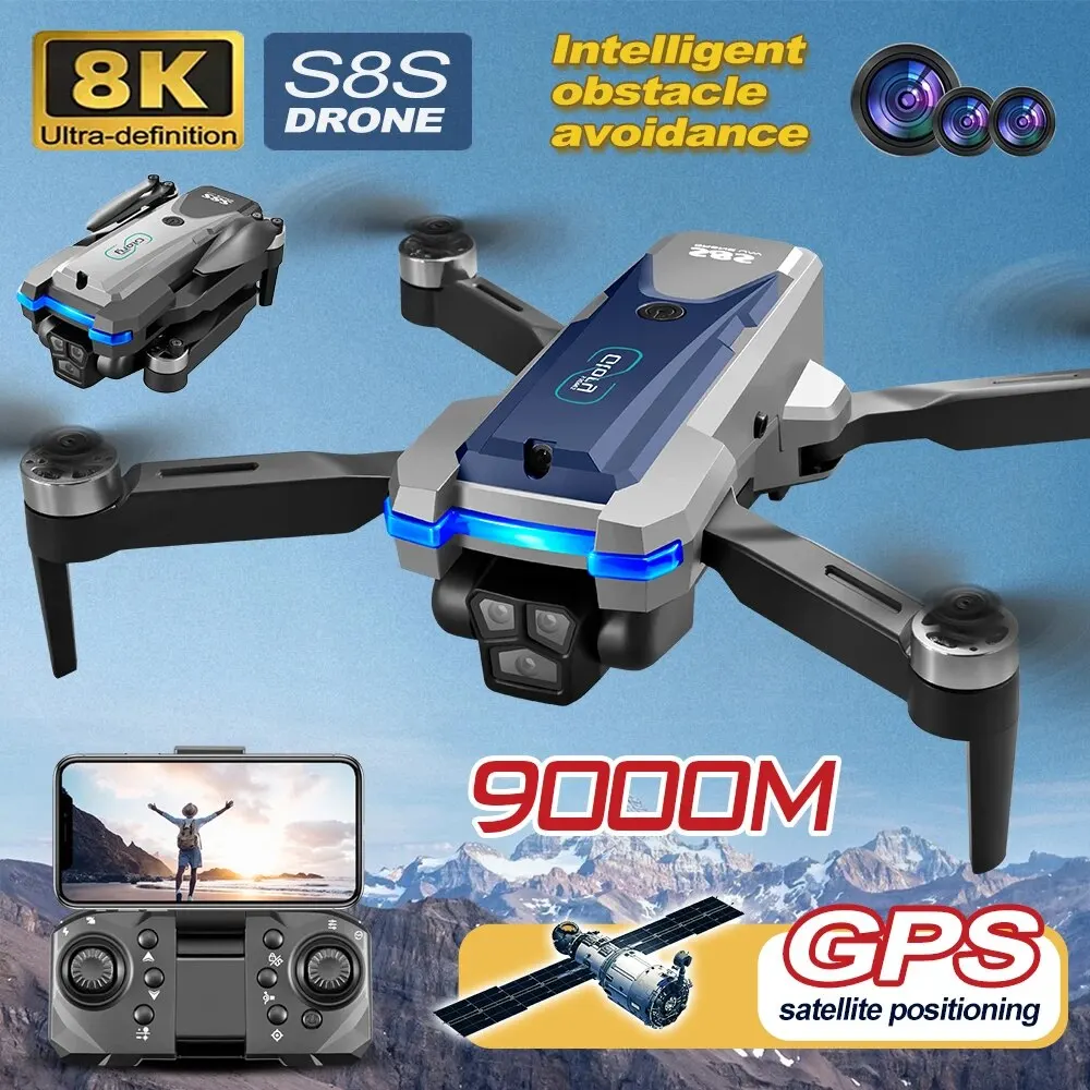 S8S GPS Drone 5G Wifi 8K HD Du - огляд і ціна Drone Battery Box